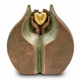 Grote Keramische Urn Geborgen Liefde (3 liter)