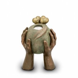 Kleine Keramische Art Urn Verlichte Liefde (1.5 liter)