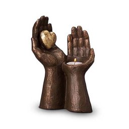 Keramische Mini Art Urn Gedragen Liefde (0.2 liter)