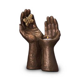 Keramische Mini Art Urn Als een Vlindertje (0.2 liter)