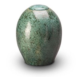 Grote Keramische Urn Groen (3.8 liter)
