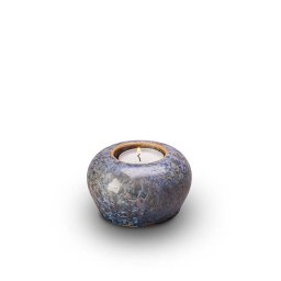 Keramische Mini Urn met Waxinelichtje Paars (0.05 liter)