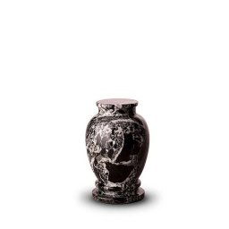 Marmeren Mini Urn Witzwart (0.15 liter)