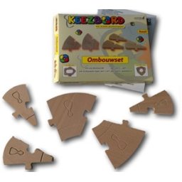 Keezbord Ombouwset 3-5-7 Personen Hout