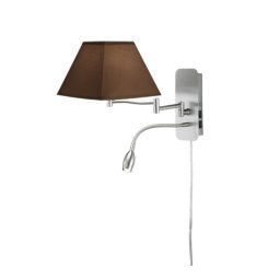 Trio HOTEL V bruin bedlamp