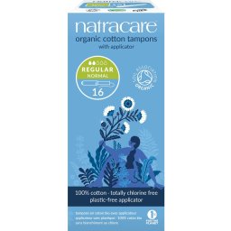 Natracare Cotton Tampons Regular met Applicator