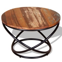 vidaXL Salontafel 60x60x40 cm massief gerecycled hout