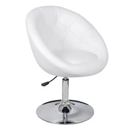 vidaXL Barstoelen 2 st kunstleer wit