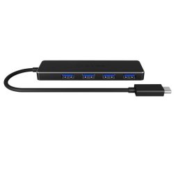 4 Poorten Hub USB 3.0 Zwart