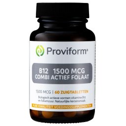 Proviform Vitamine B12 1500 Mcg Combi Zuigtabletten