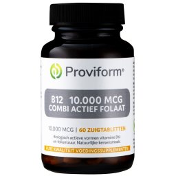 Proviform Vitamine B12 10000 Mcg Combi Zuigtabletten
