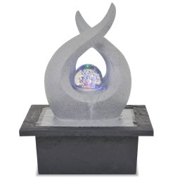 vidaXL Binnenfontein met LED-verlichting polyresin