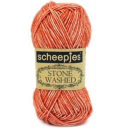 Stone washed 816 coral