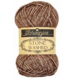 Stone washed 822 brown agate