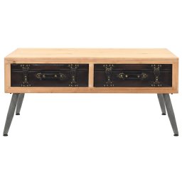 vidaXL Salontafel 115x55x50 cm massief vurenhout