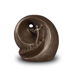 Grote Keramische Art Urn Naar Het Licht Zilver (3.5 liter)