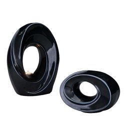 Art Urnen Voordeelset Passage Black Gloss (3.2 en 0.45 liter)