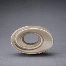 Keramische Mini Urn Passage Beige Grey (0.45 liter)