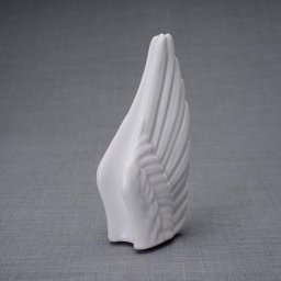 Keramische Mini Urn Wings White (0.22 liter)