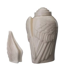 Art Urnen Voordeelset Wings Transparant (3.1 en 0.22 liter)