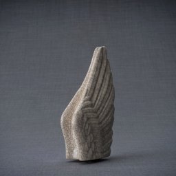 Keramische Mini Urn Wings Craquele (0.22 liter)