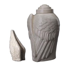 Art Urnen Voordeelset Wings Craquele (3.1 en 0.22 liter)