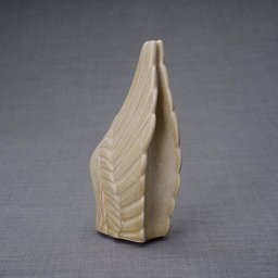 Keramische Mini Urn Wings Light Sand (0.22 liter)
