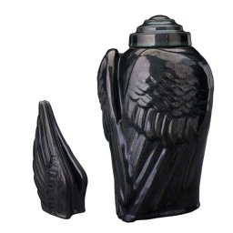 Art Urnen Voordeelset Wings Antraciet (3.1 en 0.22 liter)