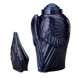 Art Urnen Voordeelset Wings Kobalt Metallic (3.1 en 0.22 liter)