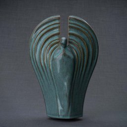 Keramische Crematie As Urn Guardian Green Oiled (3.2 liter)
