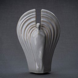 Keramische Crematie As Urn Guardian Beige Grey (3.2 liter)