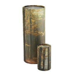 Kleine Bio Eco Urn of As-strooikoker Herfstbos (0.38 liter)