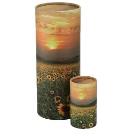 Grote Bio Eco Urn of As-strooikoker Zonnebloemen (3.8 liter)