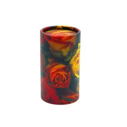 Kleine Bio Eco Urn of As-strooikoker Rozen (0.38 liter)