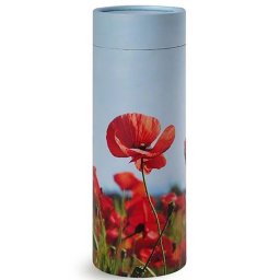 Grote Bio Eco Urn of As-strooikoker Klaproos (3.8 liter)