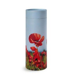 Middelgrote Bio Eco Urn of As-strooikoker Klaproos (1.9 liter)