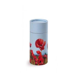 Mini Bio Eco Urn of As-strooikokertje Klaprozen (65 gram)