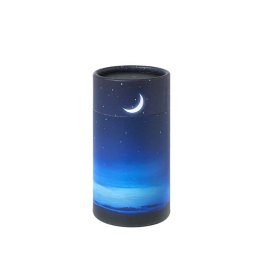 Kleine Bio Eco Urn of As-strooikoker Sterrennacht (0.38 liter)