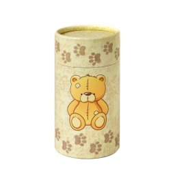 Middelgrote Bio Eco Urn of As-strooikoker Teddybear (0.7 liter)