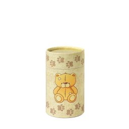 Kleine Bio Eco Urn of As-strooikoker Teddybear (0.38 liter)