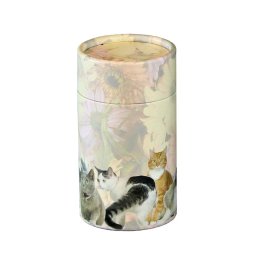 Kleine Bio Eco Urn of As-strooikoker Katten (0.38 liter)