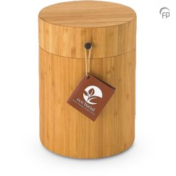 Grote Biologisch Afbreekbare Bamboe Eco Urn Cilinder (3.2 liter)