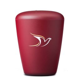 Biologisch Afbreekbare Eco Urn Duif - Rood (5.2 liter)