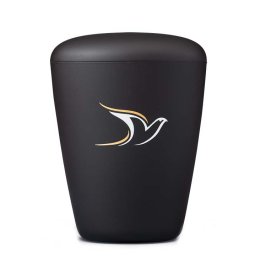 Biologisch Afbreekbare Eco Urn Duif - Antraciet (5.2 liter)