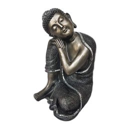 Grote Boeddha Urn Slapende Indische Buddha Oudzilver (3 liter)