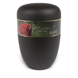 Design Urn met Tekstband Voor Ons (4.5 liter)