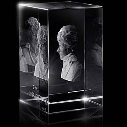 XXL Kristalglas Rechthoek met Lasergravure (30 cm.)