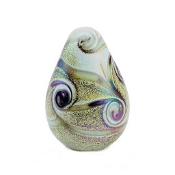 Kristalglazen Mini Druppel Urn Elan Ivory (0.06 liter)