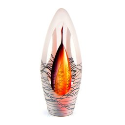 Premium Kristalglazen 3D Traan Urn Spirit Red (0.07 liter)