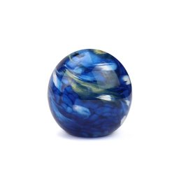 Kristalglazen Mini Bol Urn Elan Bulb marble Blue (0.1 liter)
